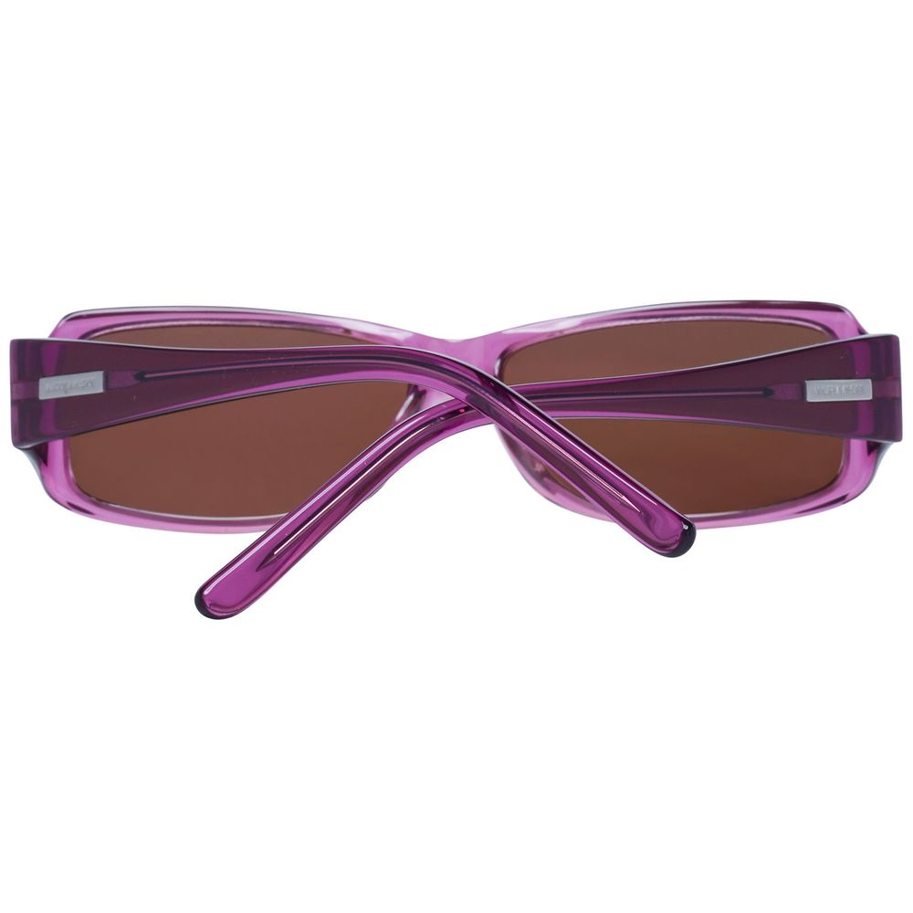 More & More Women’s Purple Rectangular Sunglasses, 56mm