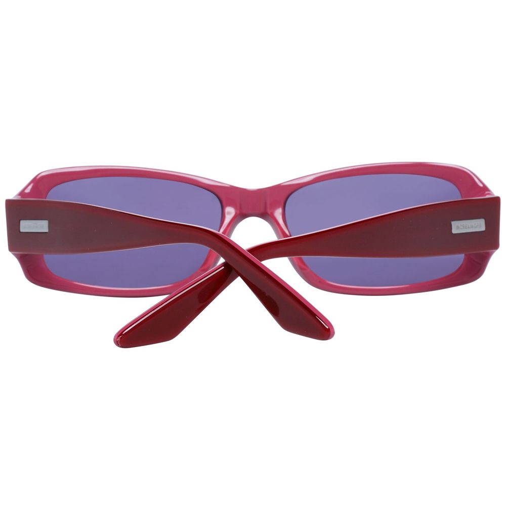 More & More Women’s Red Oval Sunglasses – Stylish 52mm Plastic Frame