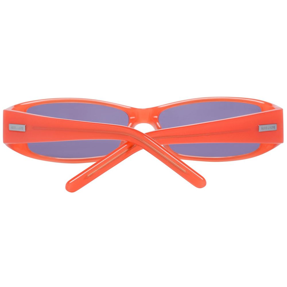 More & More Women's Orange Rectangular Sunglasses - 54mm