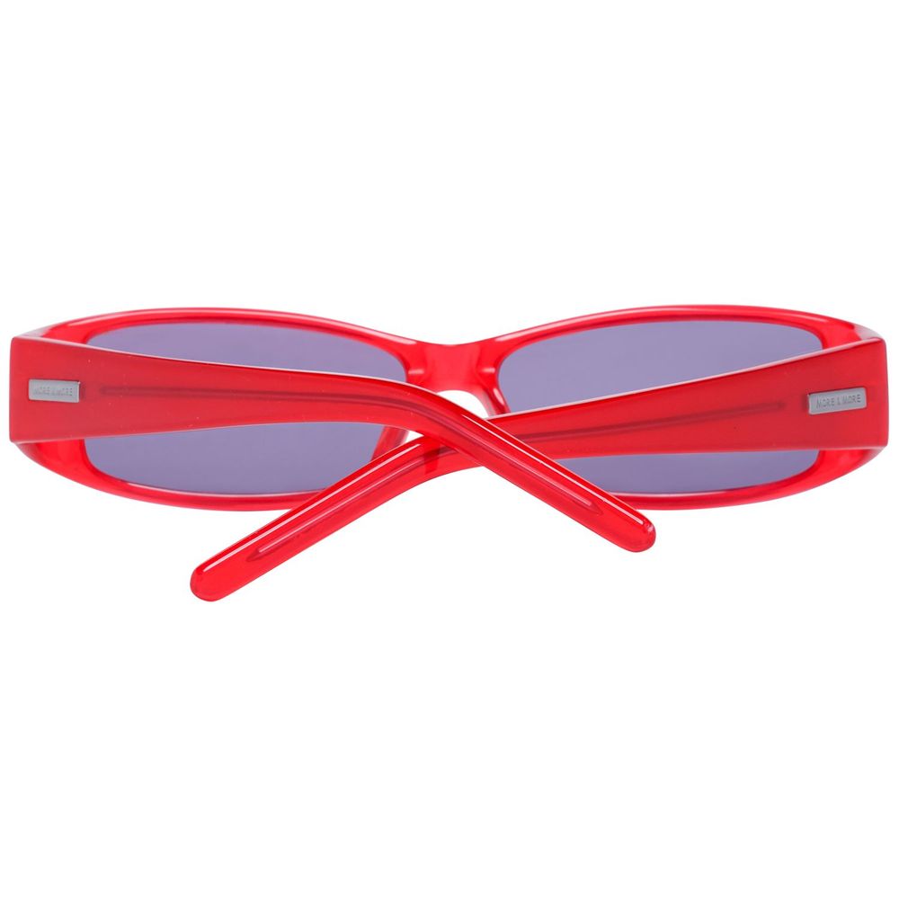 More & More Red Plastic Rectangular Sunglasses for Women – 54mm
