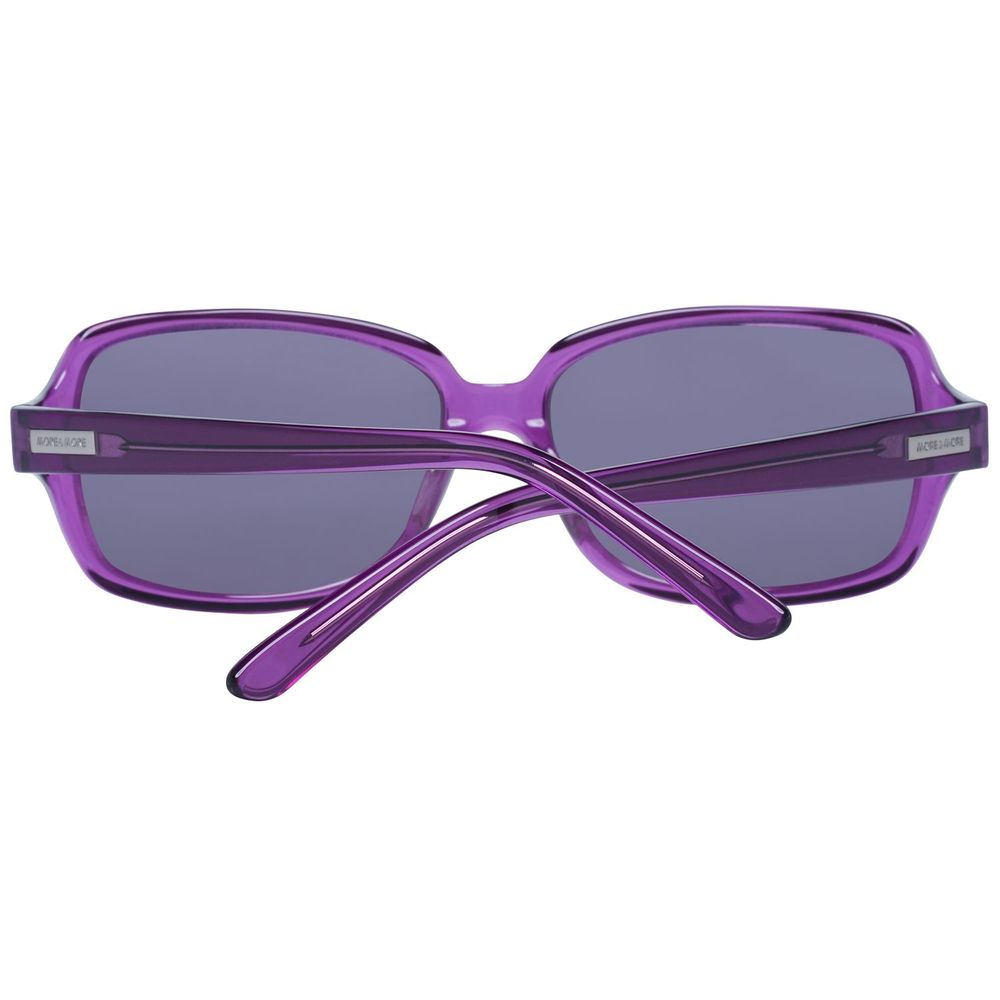 More & More Women's Purple Oval Sunglasses – Stylish UV Protection