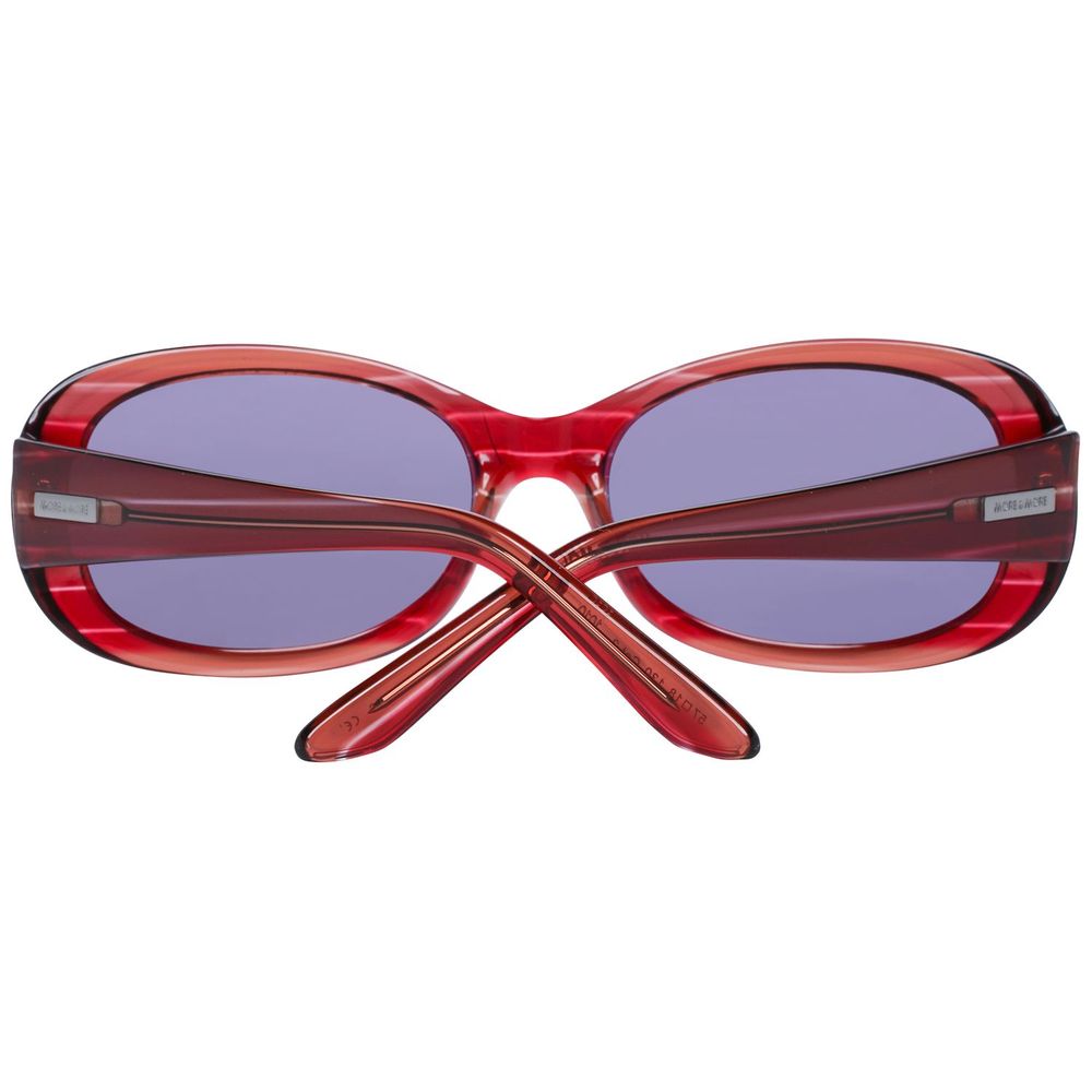 More & More Red Sunglasses – Stylish Oval Frames for Women