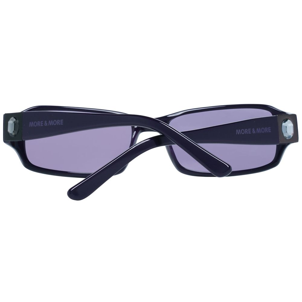 More & More Women's Sunglasses – Purple Rectangular Frame, 54mm