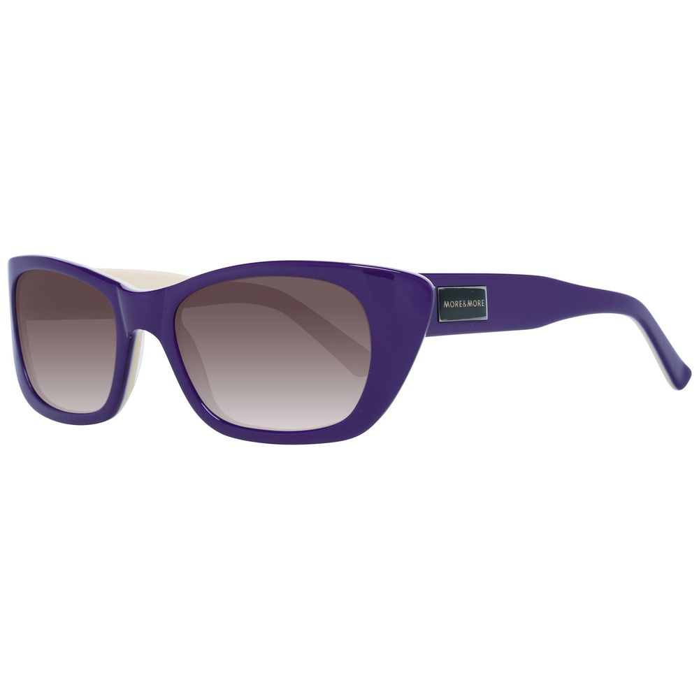 More & More Women's Purple Cat Eye Sunglasses – 54mm