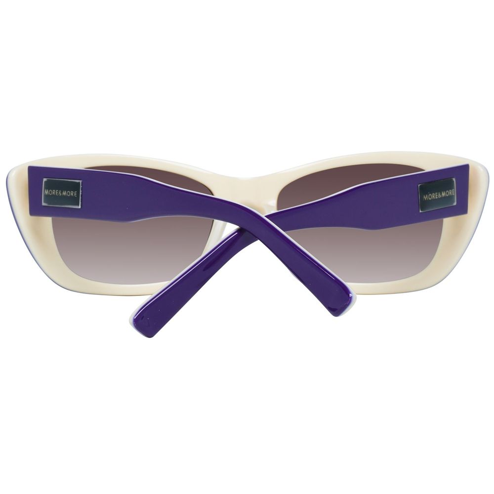 More & More Women's Purple Cat Eye Sunglasses – 54mm