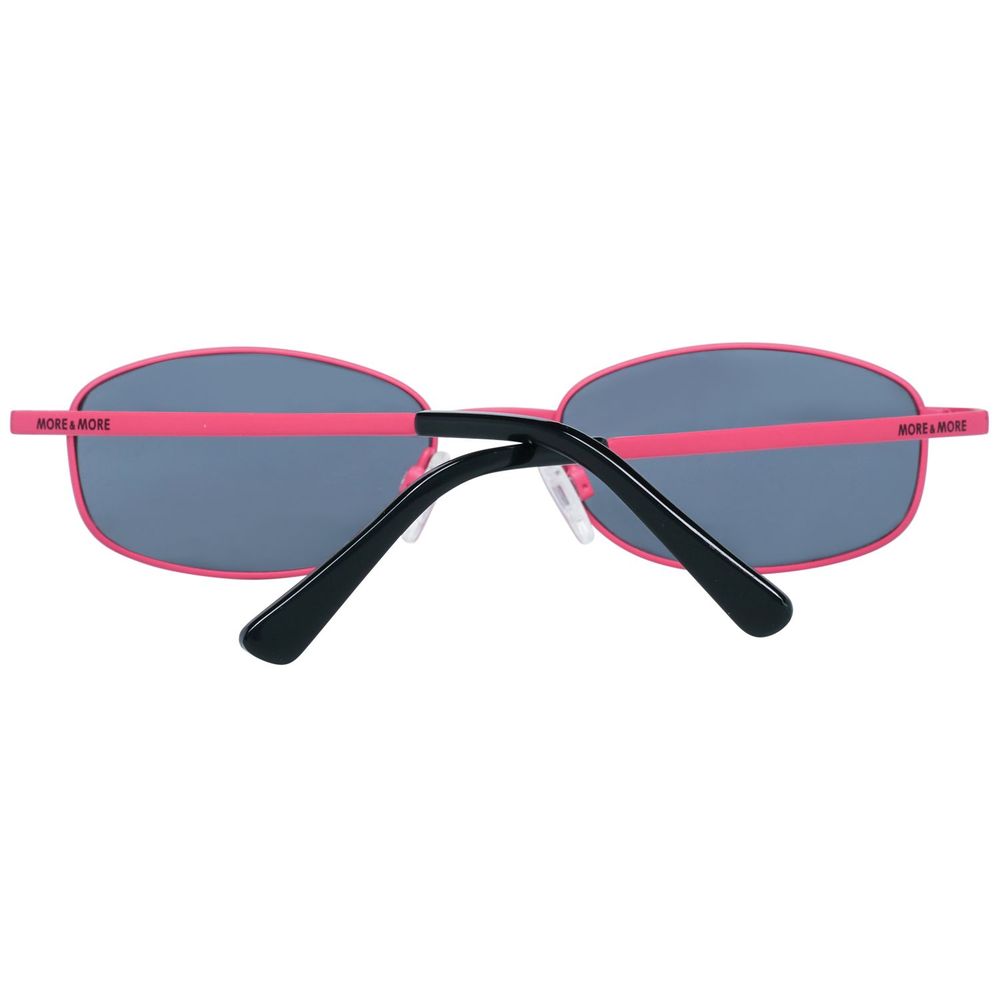 More & More Women's Pink Metal Sunglasses – Oval Frame, 54mm