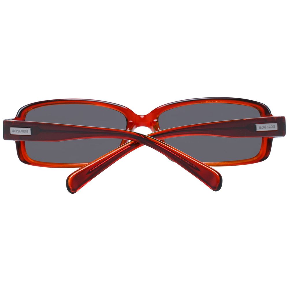 More & More Women's Brown Rectangular Sunglasses – 51mm