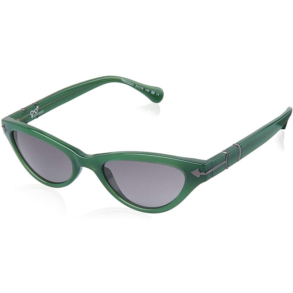 Opposit Women's Green Acetate Sunglasses – Chic UV Protection eyewear, 51mm