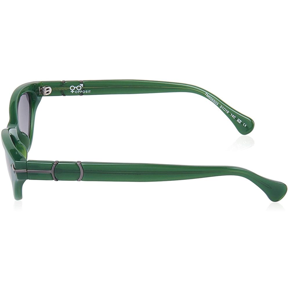 Opposit Women's Green Acetate Sunglasses – Chic UV Protection eyewear, 51mm