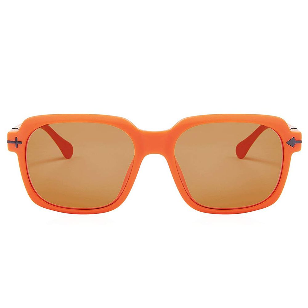 Opposit Women's Sunglasses – Orange Acetate Frame, 56mm