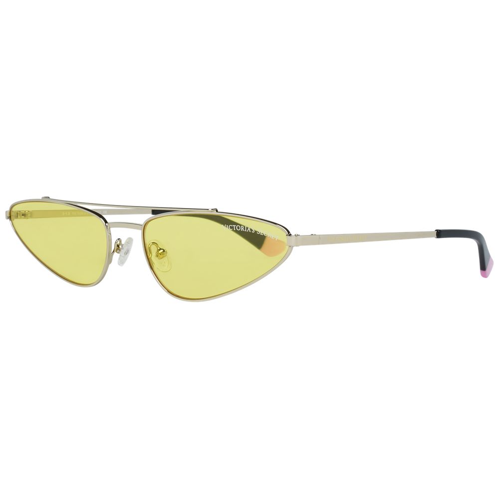 Victoria's Secret Women's Gold Metal Sunglasses – Elegant Oval Shape