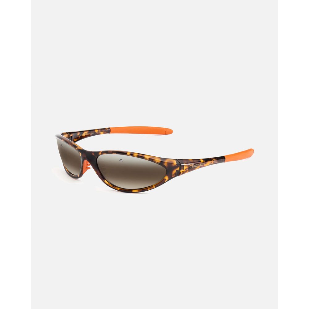 Vuarnet Unisex Brown Nylon Sunglasses – Stylish Frames with Marine Silver Mirror Lenses, 60mm