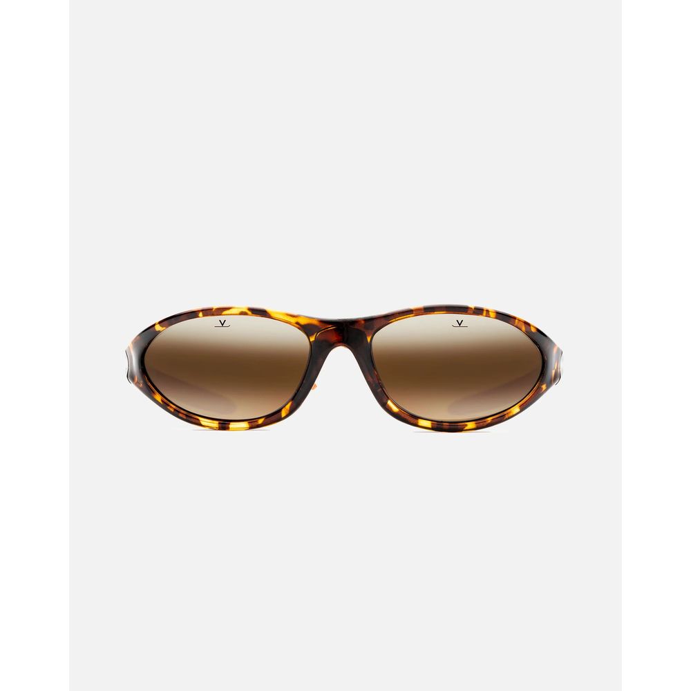 Vuarnet Unisex Brown Nylon Sunglasses – Stylish Frames with Marine Silver Mirror Lenses, 60mm