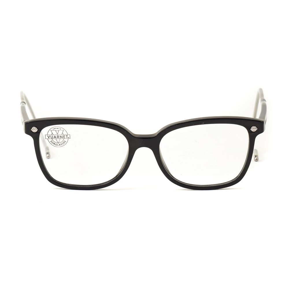 Vuarnet Black Acetate Frames - Stylish Demo Lens Eyewear