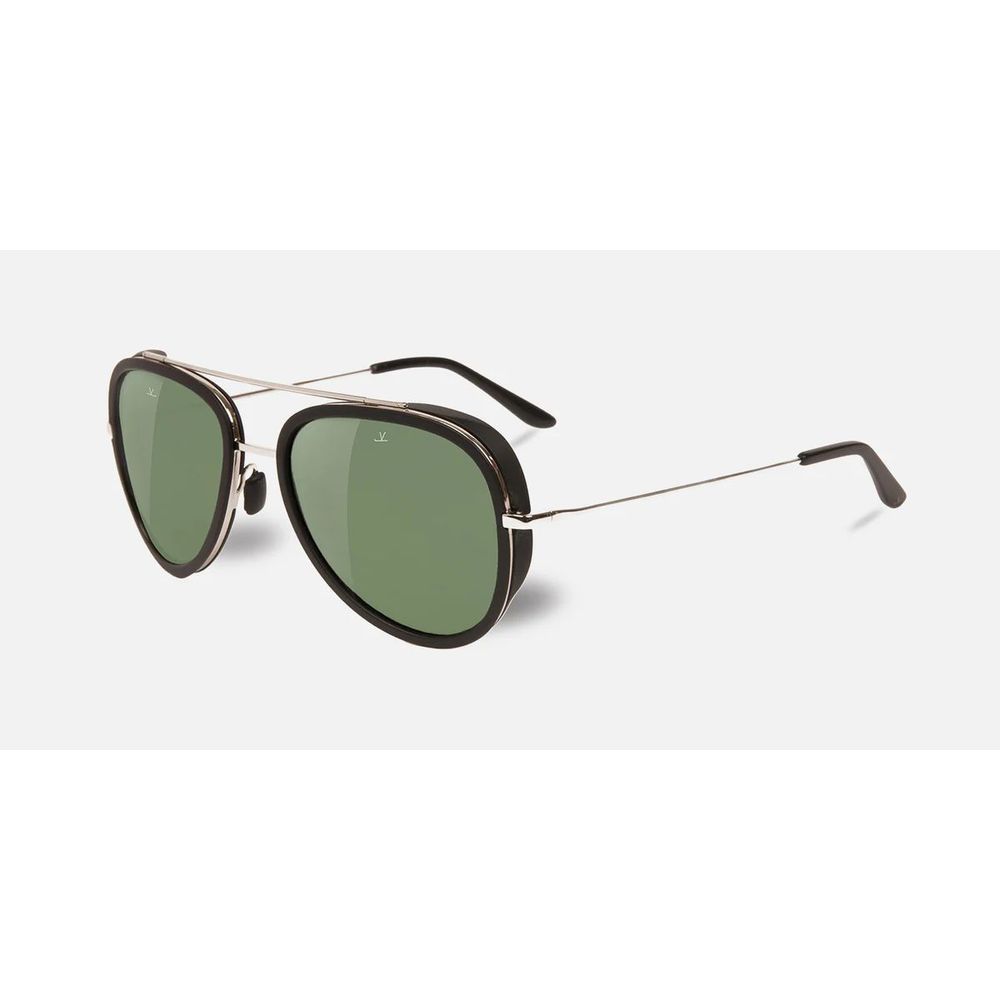 Vuarnet Black Stainless Steel Stainless Steel Sunglasses