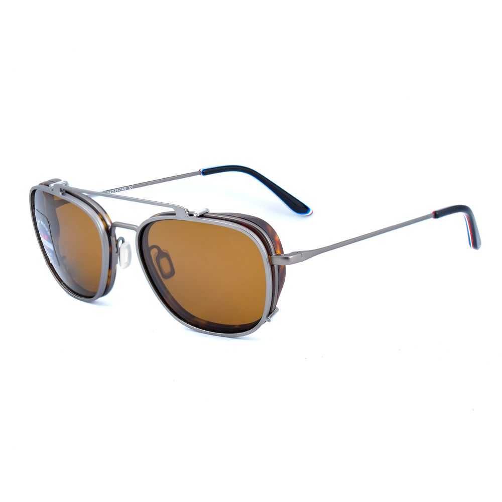 Vuarnet Brown Stainless Steel 2 in 1 Glasses & Sunglasses