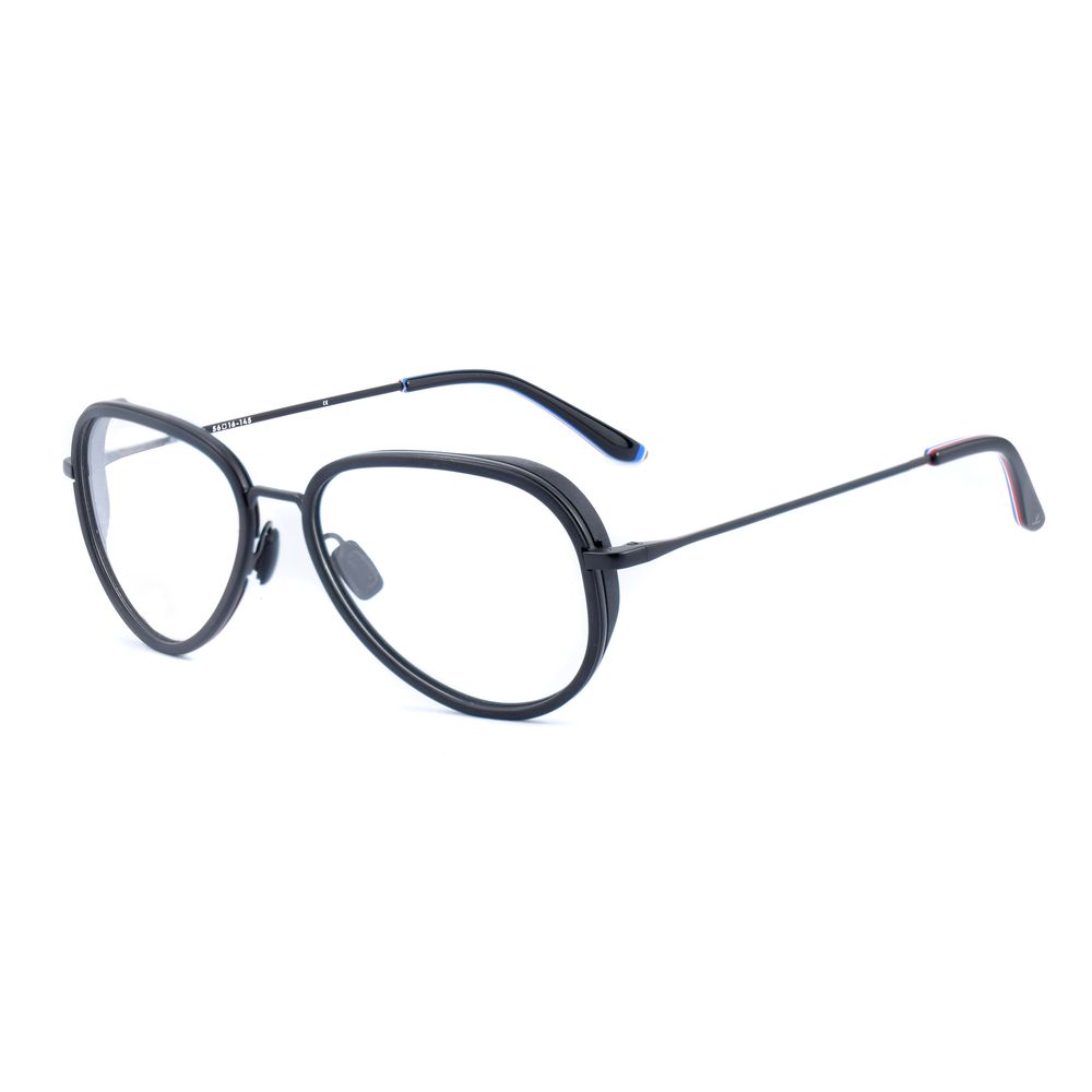 Vuarnet Black Stainless Steel 2 in 1 Glasses & Sunglasses