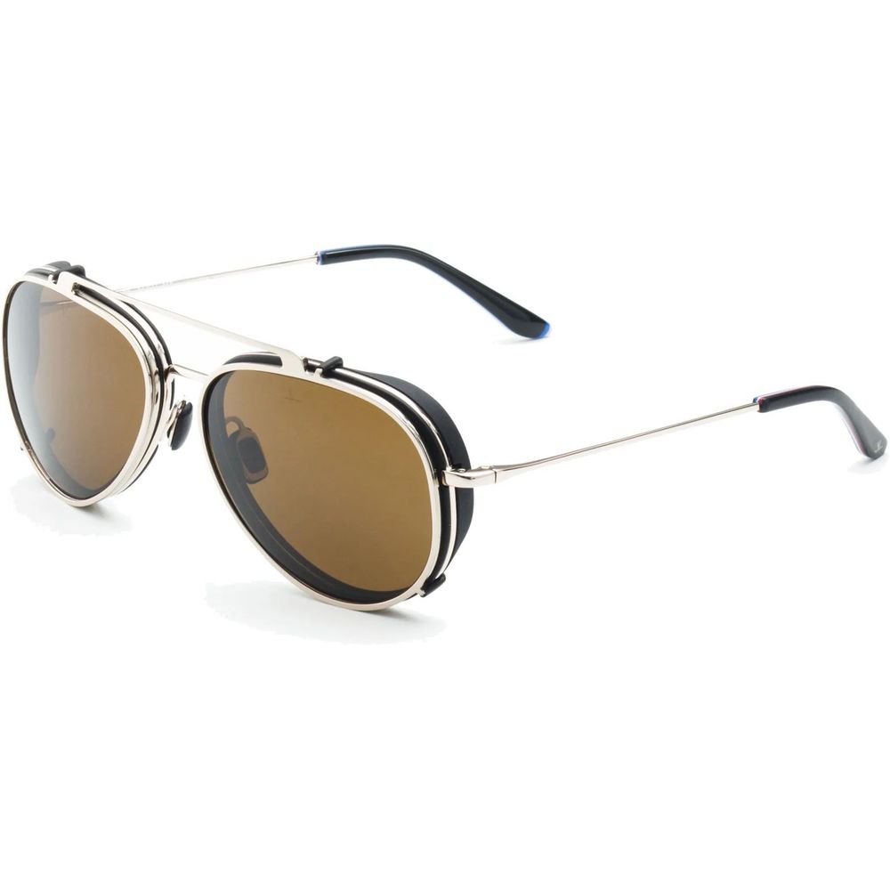 Vuarnet Brown Stainless Steel 2 in 1 Glasses & Sunglasses