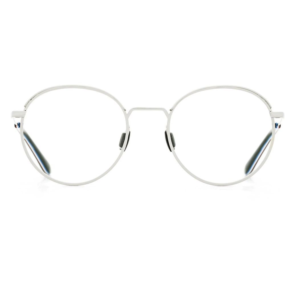 Vuarnet White Stainless Steel Demo Lens Optical Frames