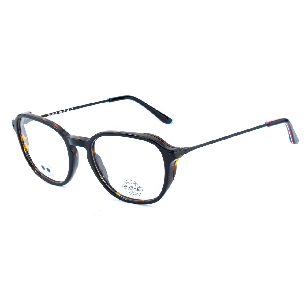 Vuarnet Black Stainless Steel Demo Lens Optical Frames