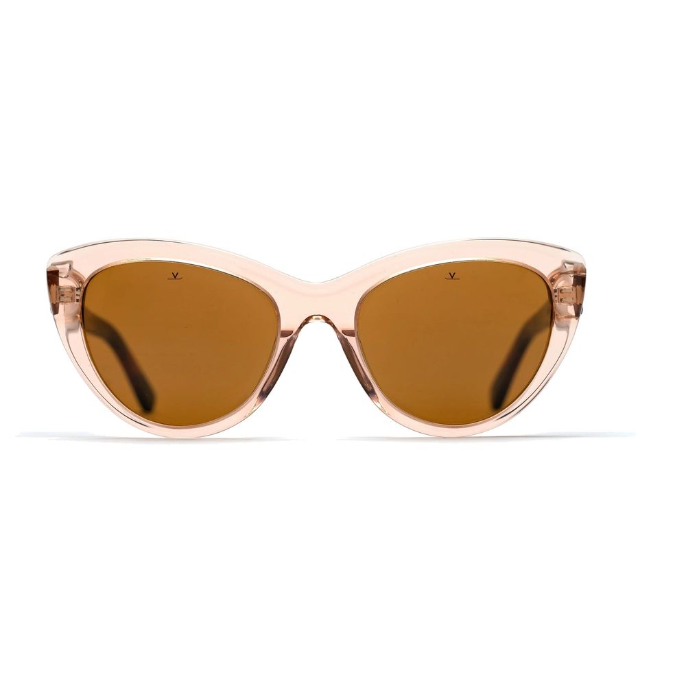 Vuarnet Women’s Multicolor Acetate Sunglasses – Pink Frame, Brown Lenses, 51mm