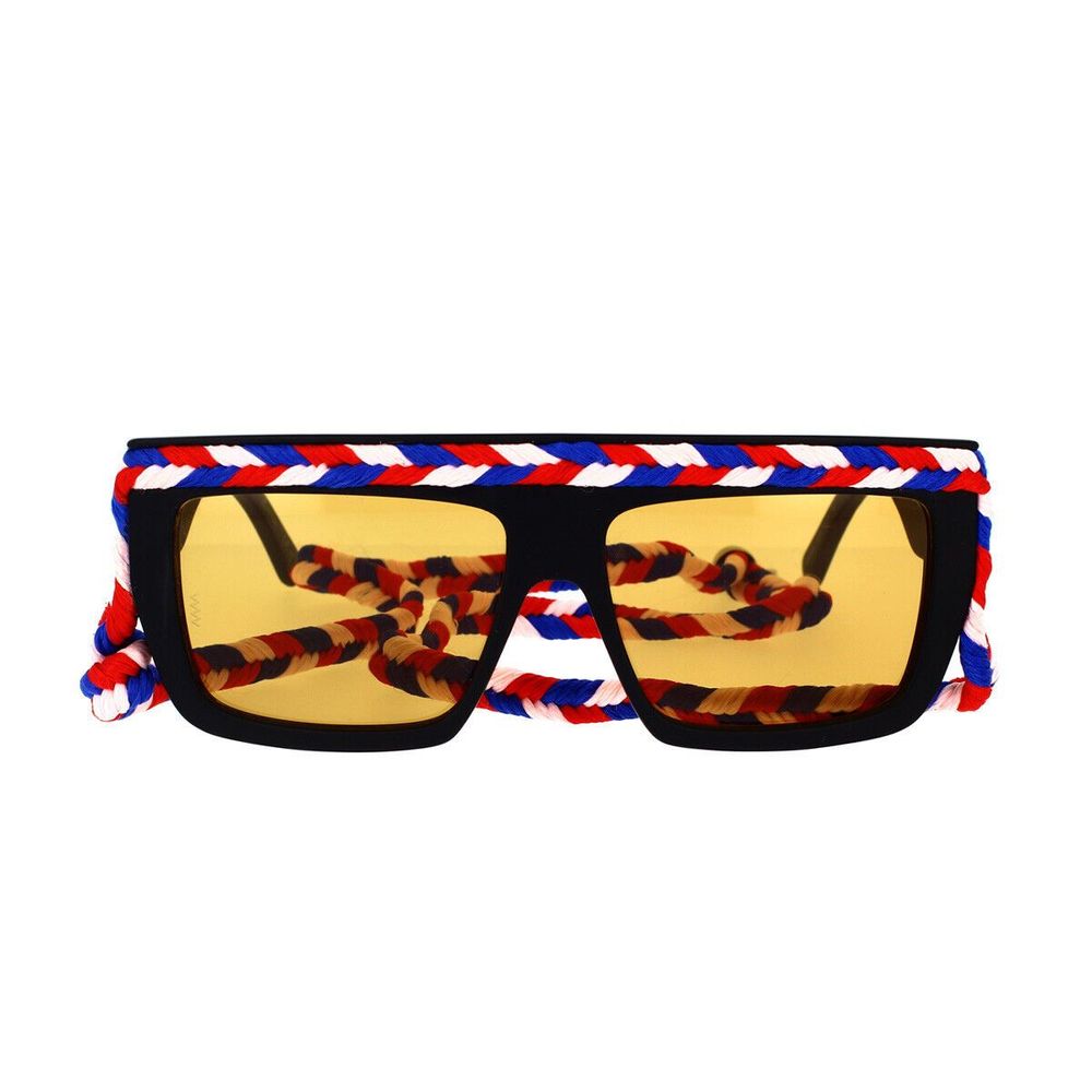 M Missoni Women’s Sunglasses – Black Resin Frame with Brown Lenses, 57mm