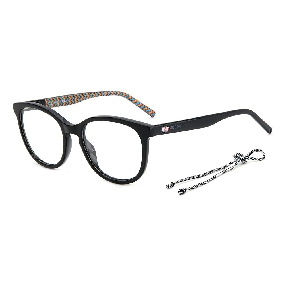 M Missoni Black Acetate Frames - Prescription-Ready Glasses