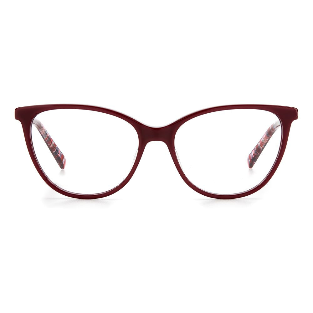 M Missoni Red Acetate Frames - Designer Optical Eyewear