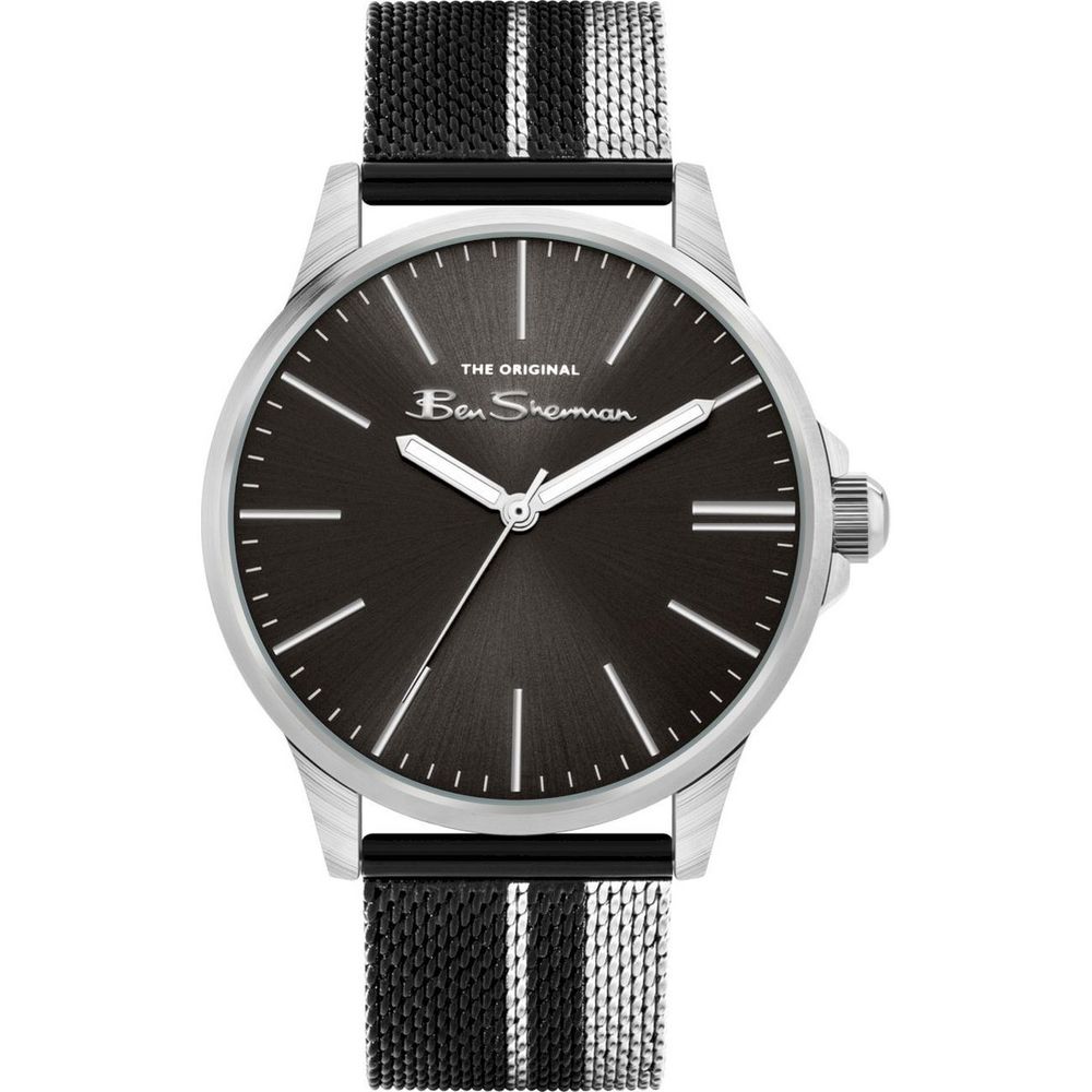 Ben Sherman Black Stainless Steel Watch for Men