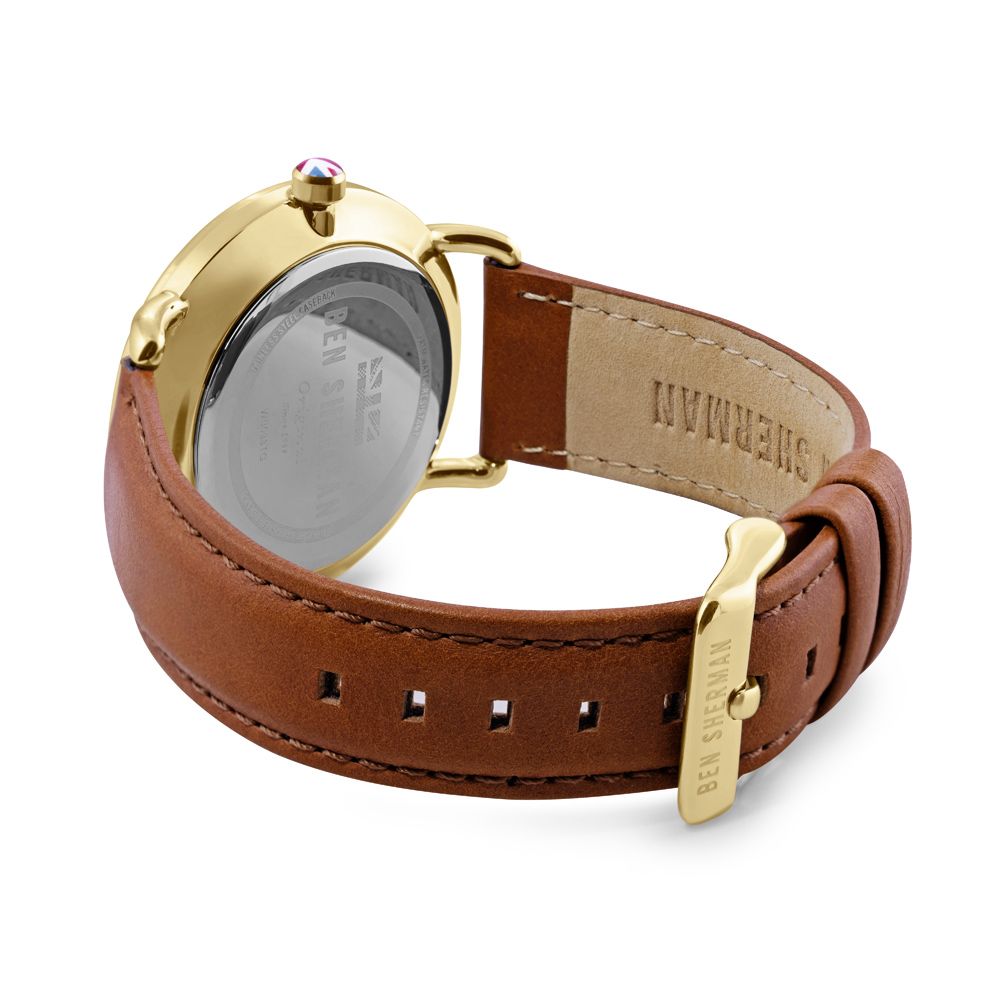 Ben Sherman Brown Leather Watch for Men