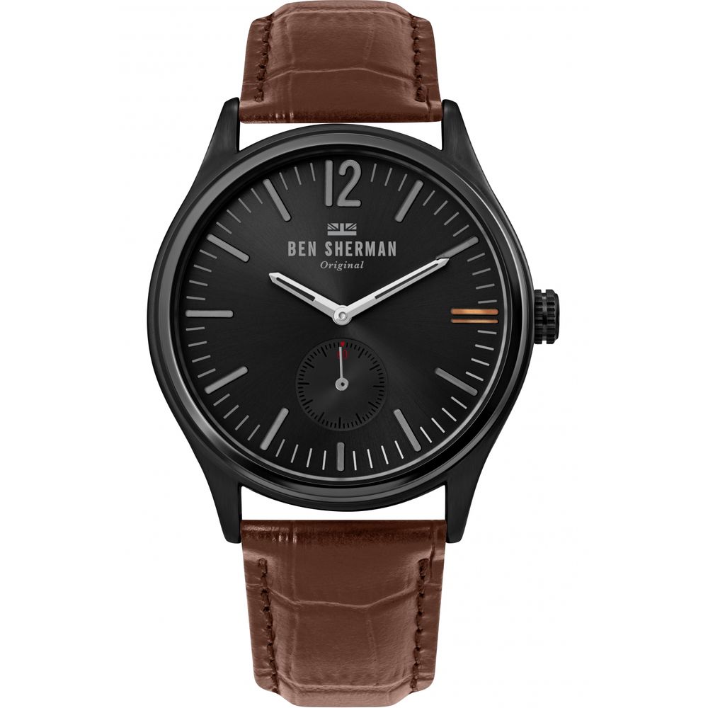 Ben Sherman Brown Leather Watch for Men