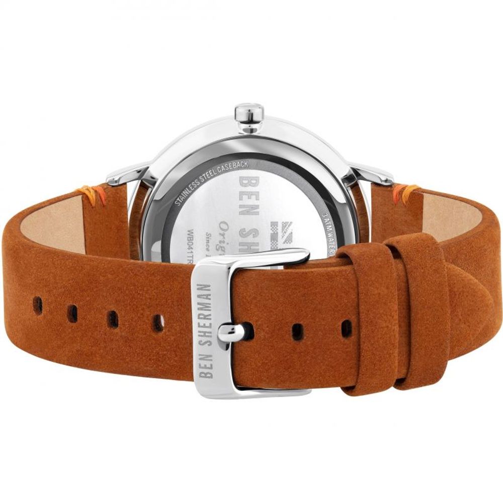 Ben Sherman Brown Fabric Watch for Men