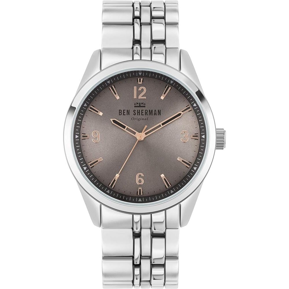 Ben Sherman Gray Stainless Steel Watch for Men