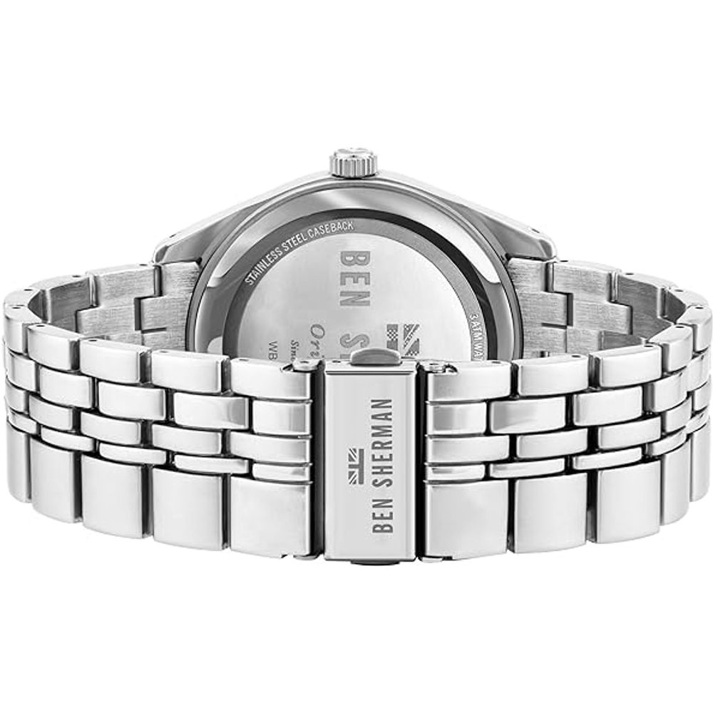 Ben Sherman Gray Stainless Steel Watch for Men