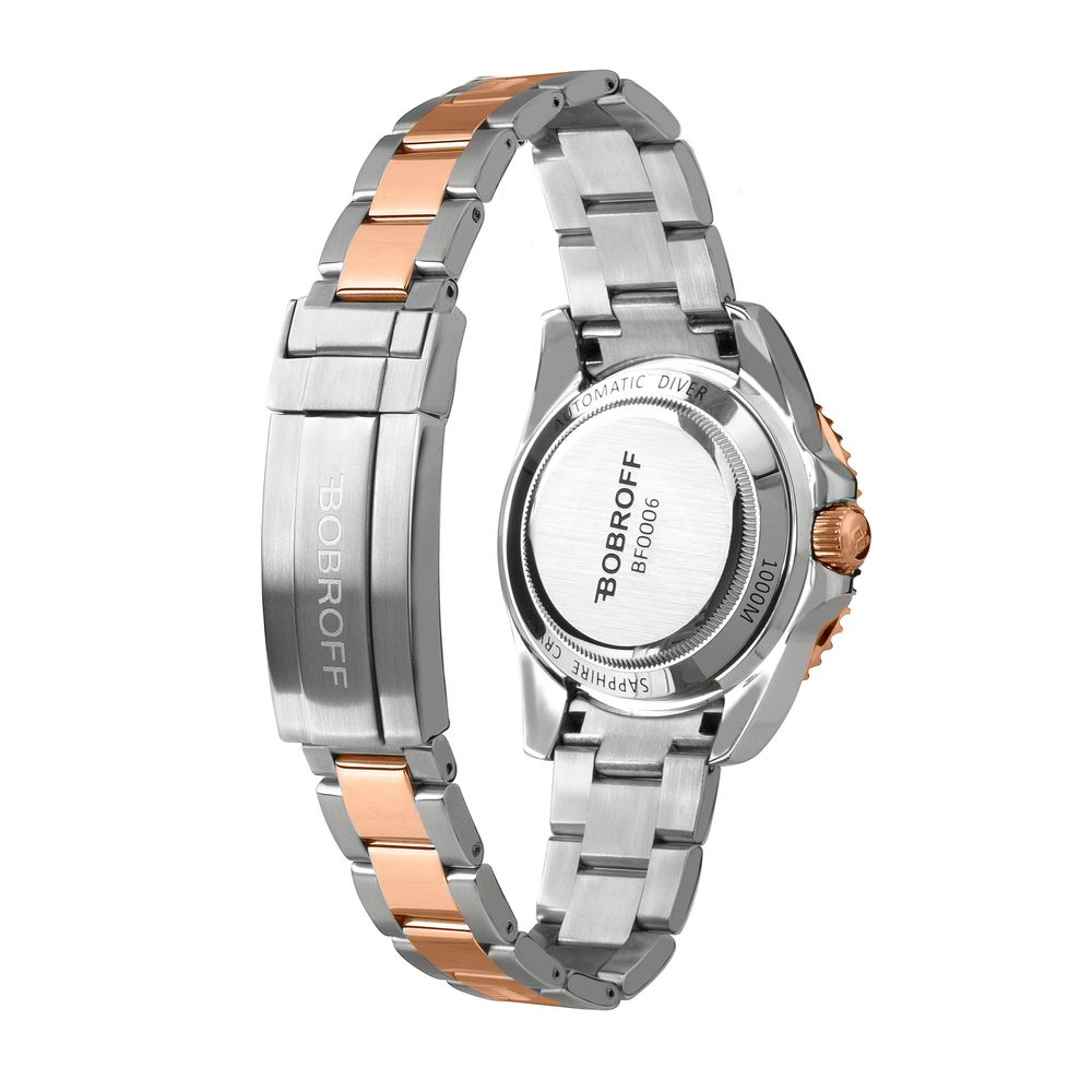 Bobroff Silver Stainless Steel Stainless Steel Watch