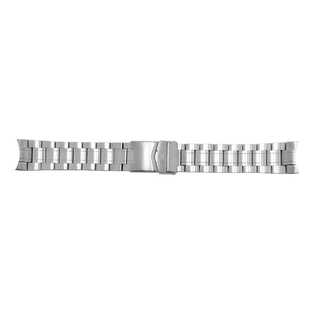 Bobroff Silver Stainless Steel Watch Strap – Elegant & Durable