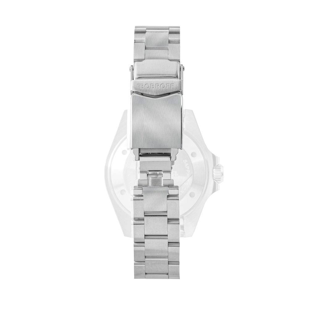 Bobroff Silver Stainless Steel Watch Strap for Tabarca Model – Extra Size