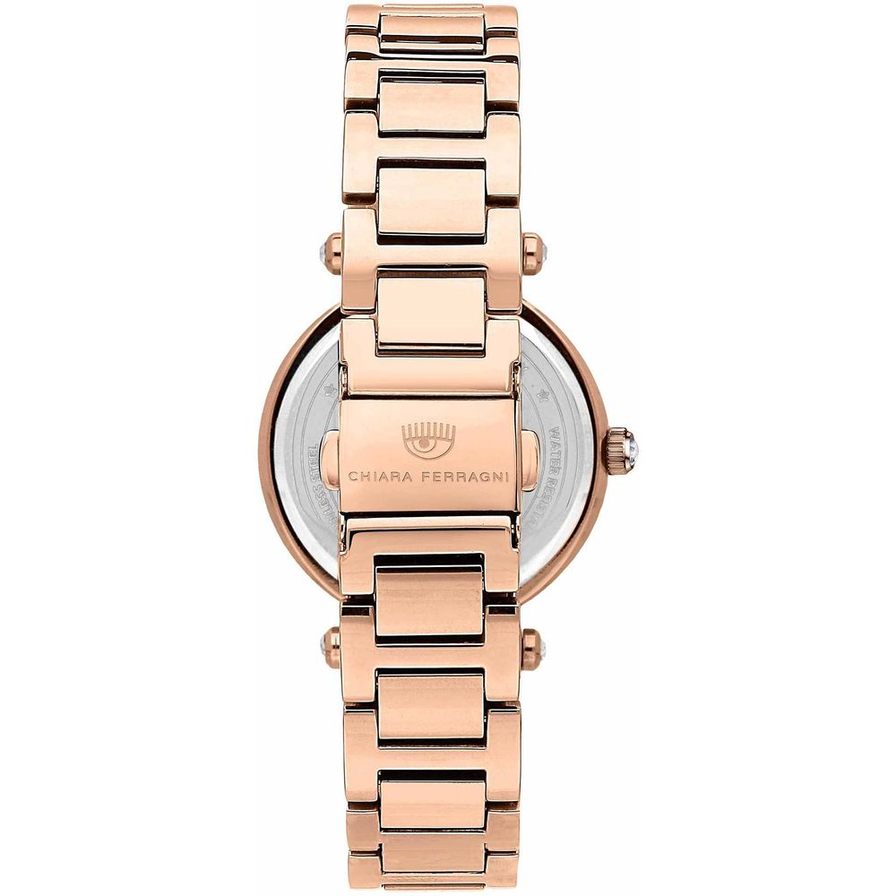 Chiara Ferragni Rose Gold Stainless Steel Watch