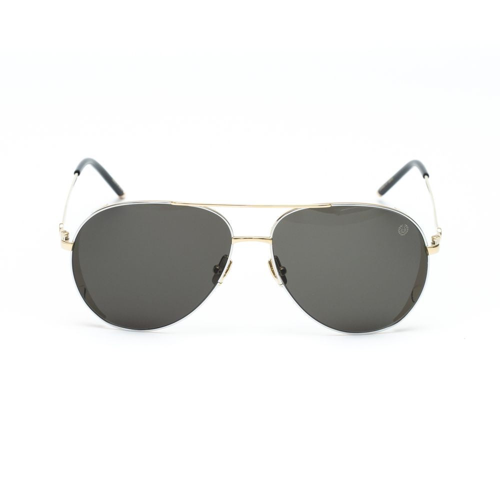 Belstaff Gold Titanium Sunglasses – Stylish Metal Frame with Grey Lenses, 61mm