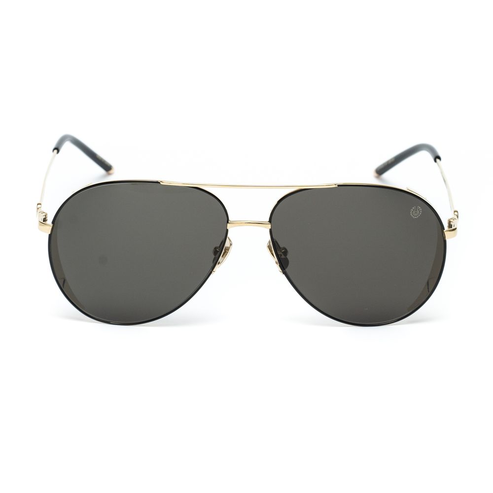 Belstaff Men's Sunglasses – Golden Titanium Frame, Brown Lenses