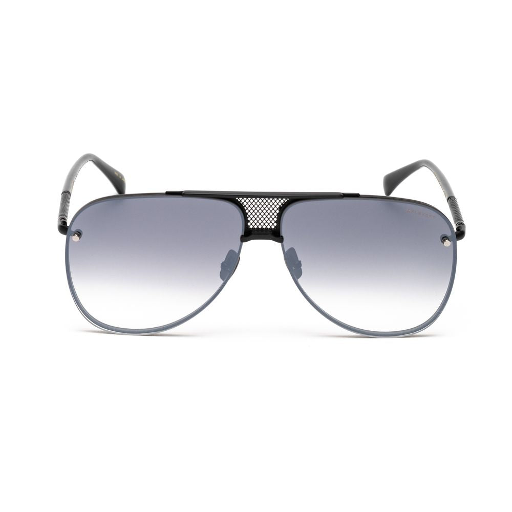 Belstaff Black Titanium Sunglasses – Handmade in Japan with Grey Lenses, 63mm