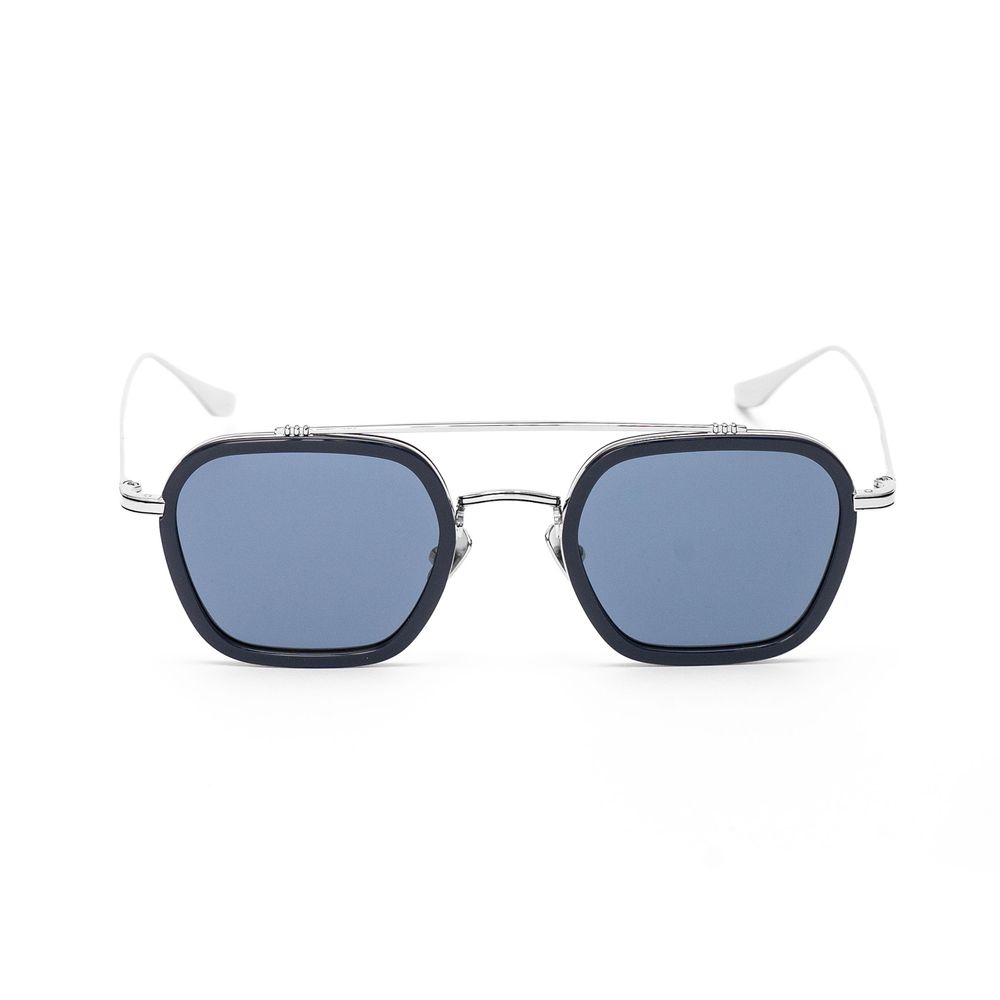 Belstaff Blue Titanium Sunglasses – Handmade Unisex Design with Carl Zeiss Lenses, 47mm