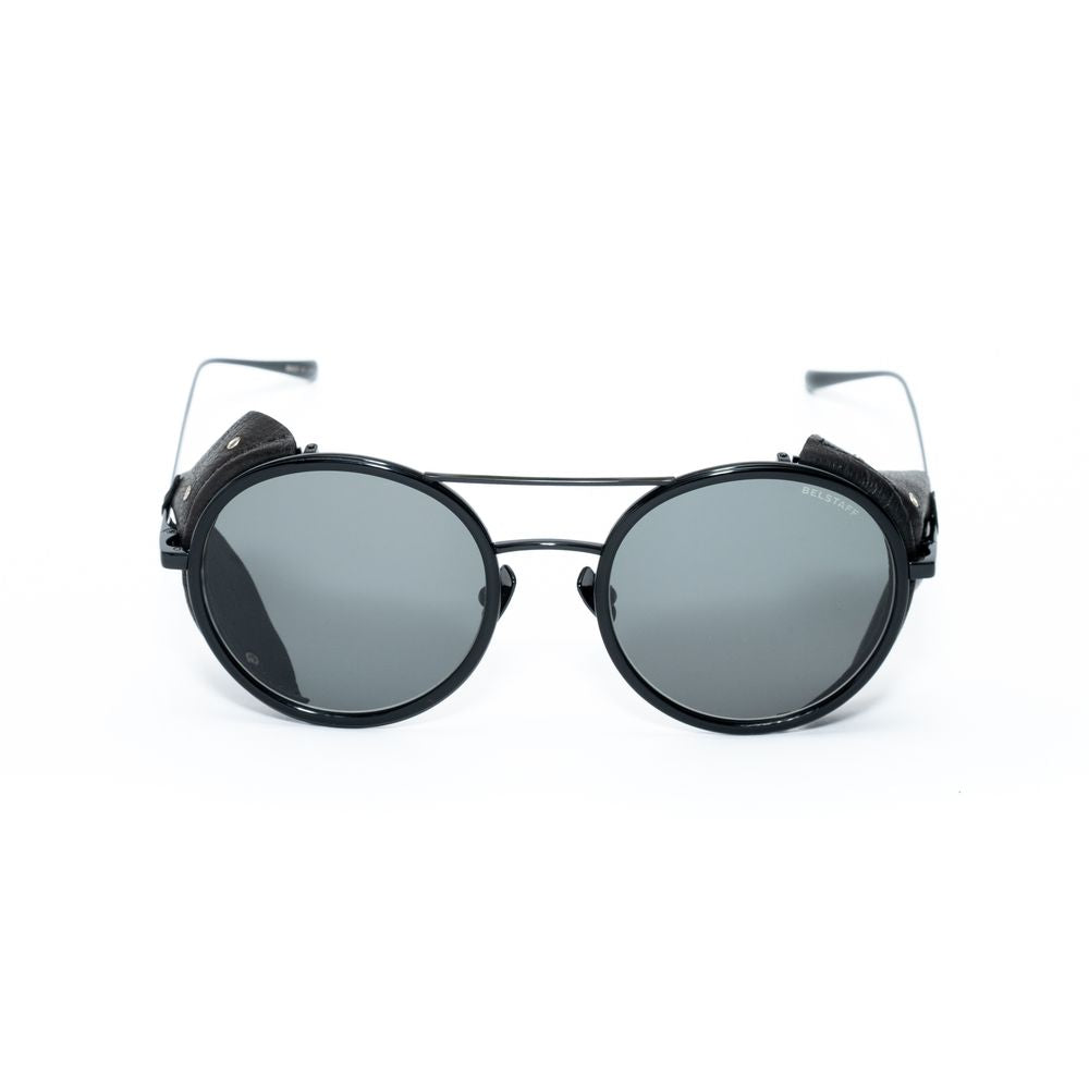 Belstaff Black Titanium Sunglasses – Chic Unisex Style with Premium Lenses