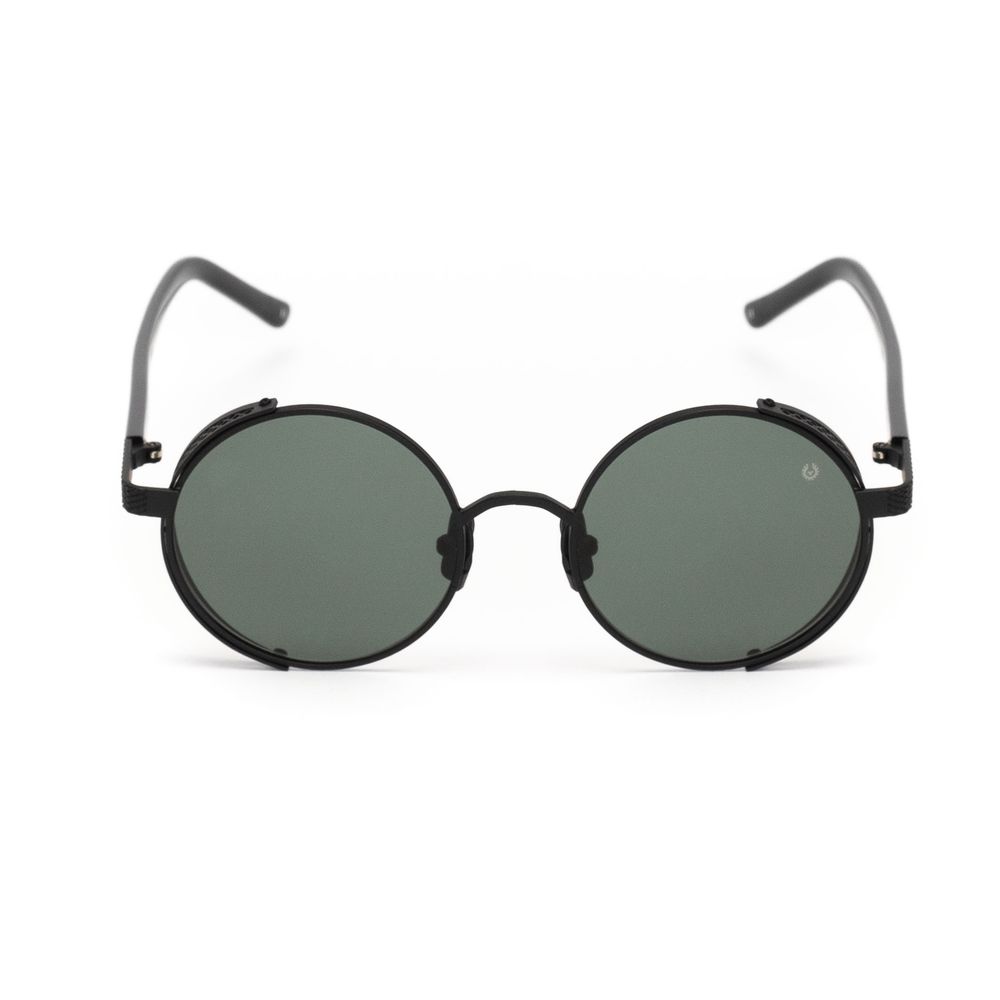 Belstaff Black Acetate Sunglasses – Chic Statement Frame, 49mm