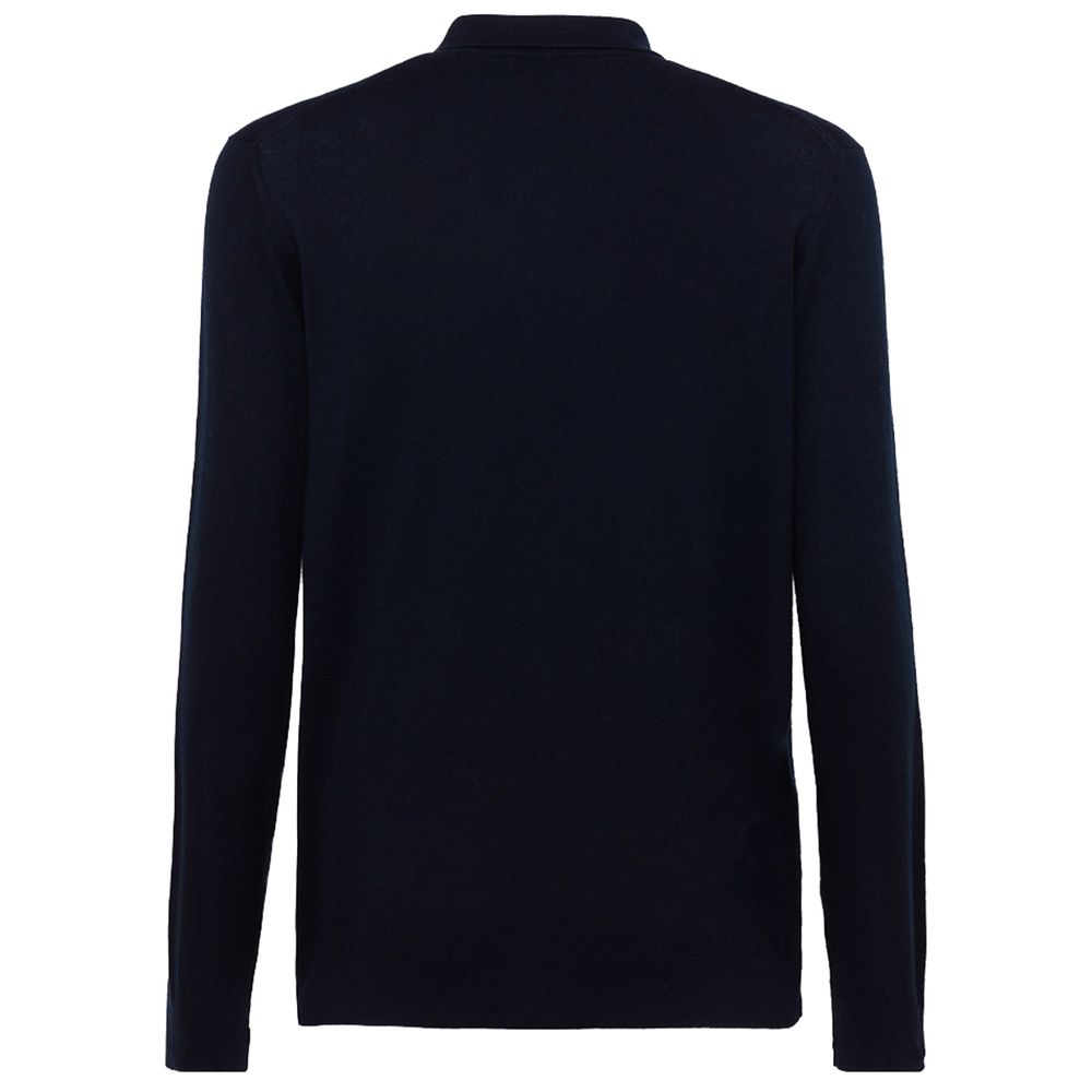 Alpha Studio Blue Cotton Shirt - Timeless Elegance for Every Occasion