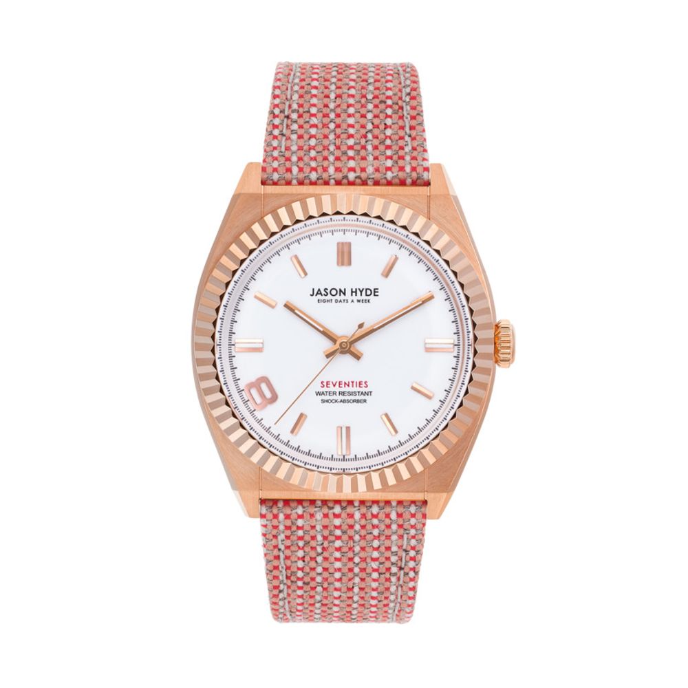 Jason Hyde Red Textile Watch for Women