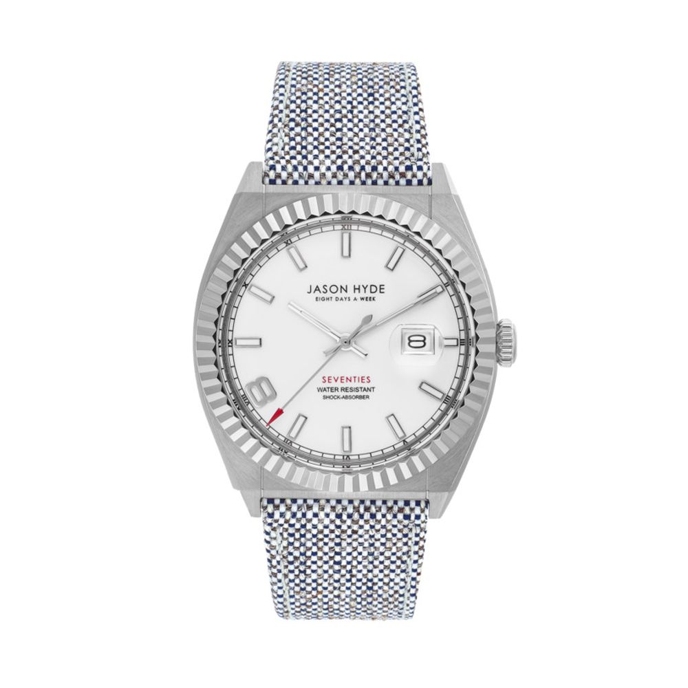 Jason Hyde Gray Textile Watch for Men