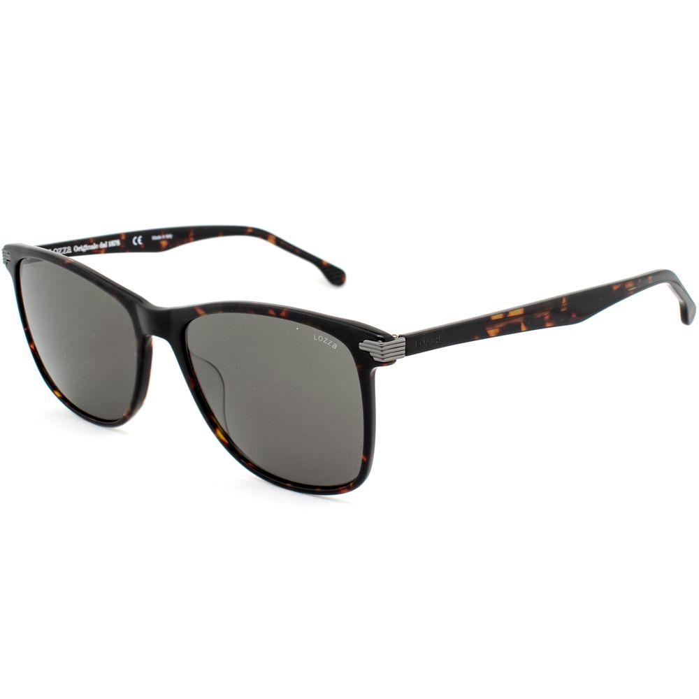 Lozza Men’s Bicolor Acetate Sunglasses – Dark Havana, 58mm