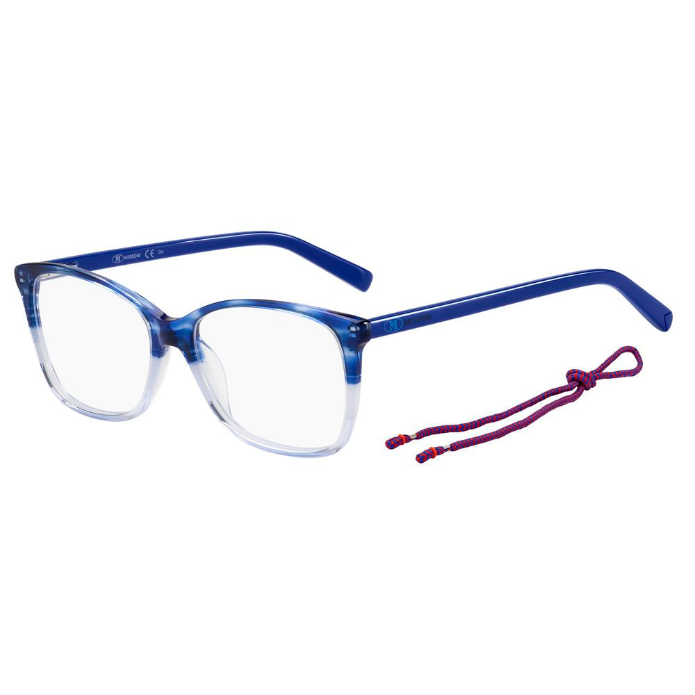 M Missoni Blue Acetate Frames - Prescription-Ready Eyewear