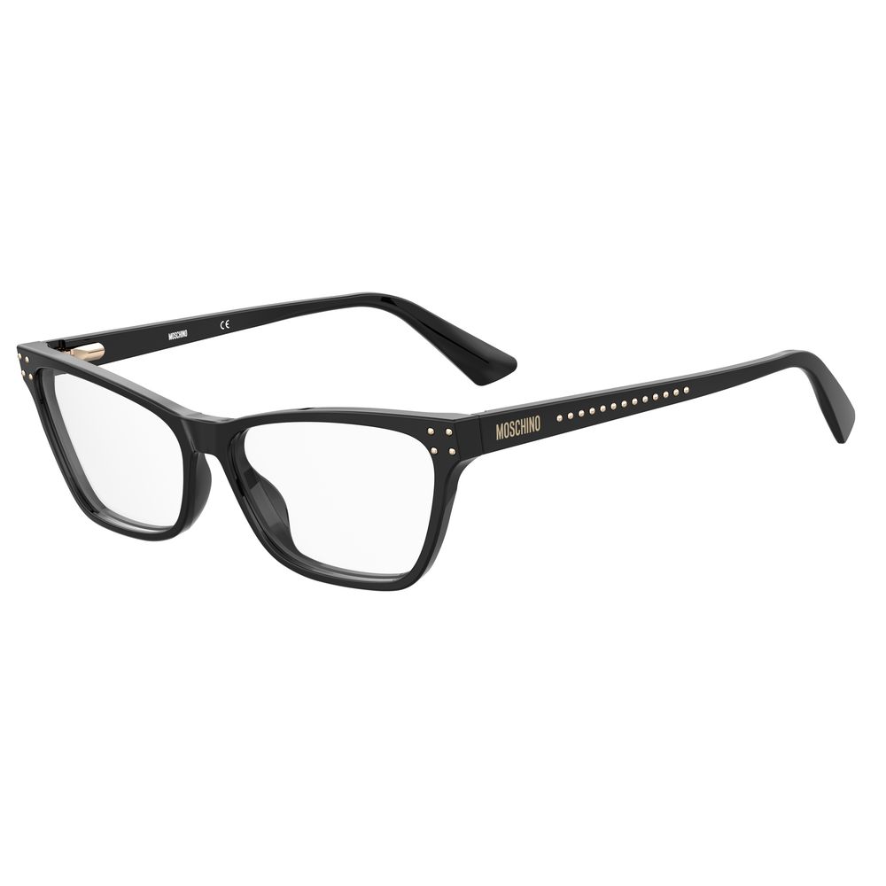 Moschino Black Acetate Optical Frames